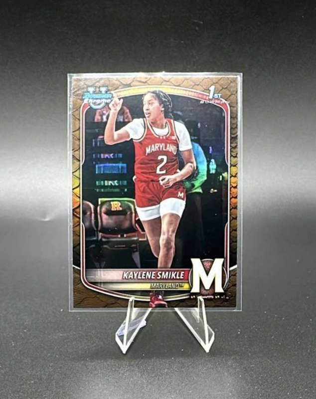 2025-26 Bowman #BCP-39 Kaylene Smikle Chrome Prospects Reptilian Refractor