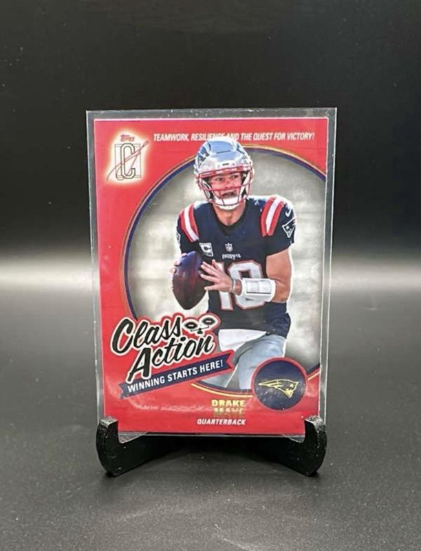 2025 Topps Signature Class Class Action #CA-22 Drake Maye YT92