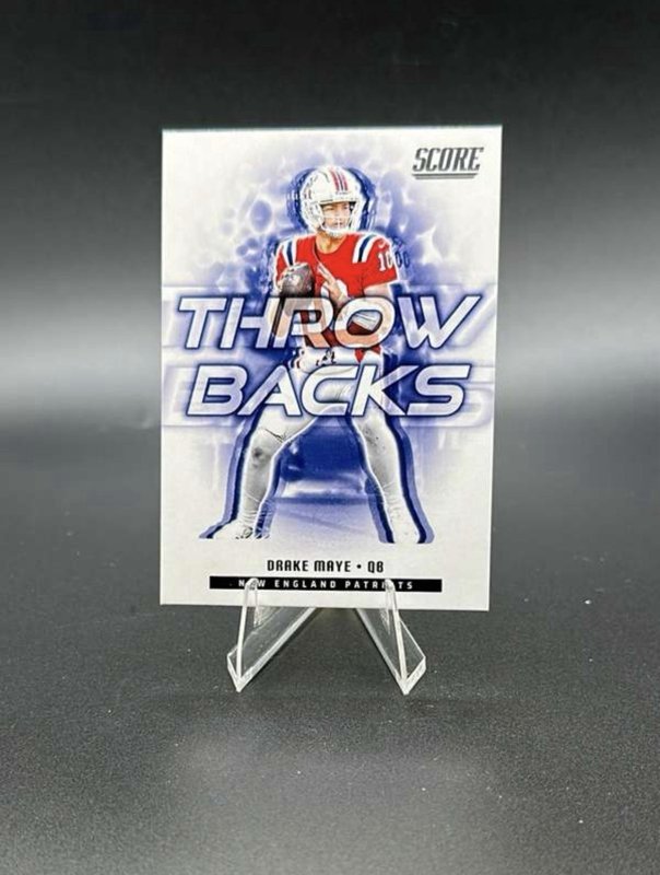 2025 Score - Throwbacks Drake Maye #3