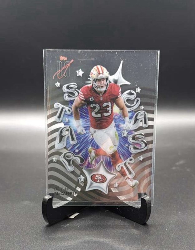 2025 Topps Signature Class Christian McCaffrey Star Cast #SC-23