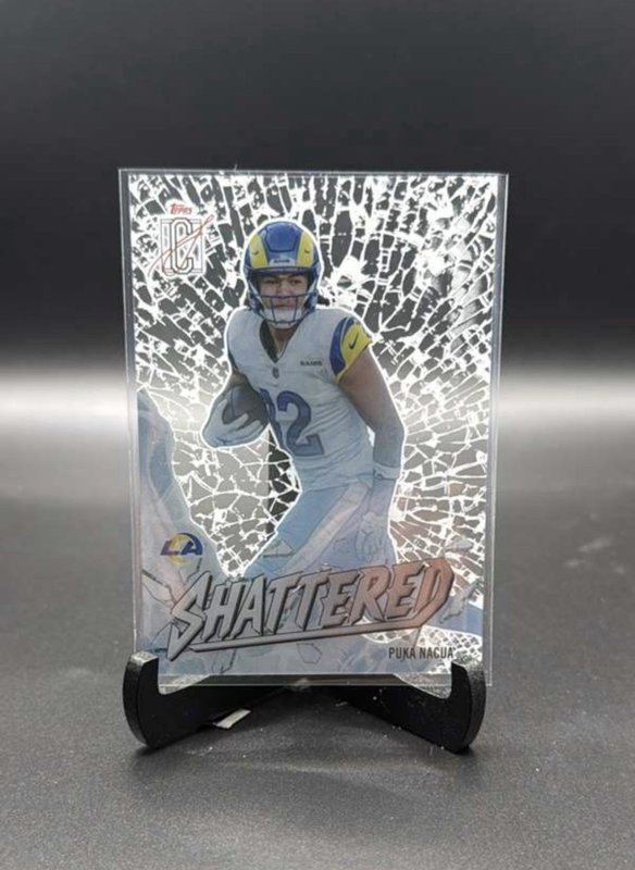 2025 Topps Signature Class Puka Nacua Shattered #S-8 Los Angeles Rams
