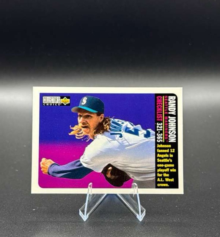 1996 Upper Deck Collector's Choice - Checklist Randy Johnson #365