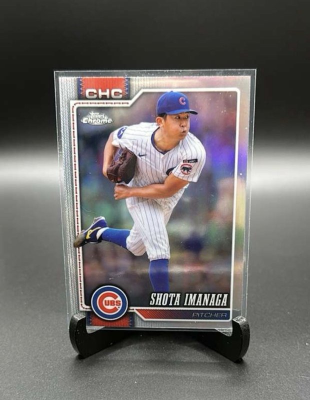Shota Imanaga - 2026 Topps Chrome Refractor #161 Chicago Cubs