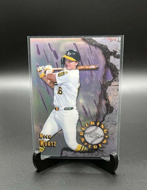 2026 Topps Chrome Nick Kurtz Wrecking Crew #WC-6 Athletics