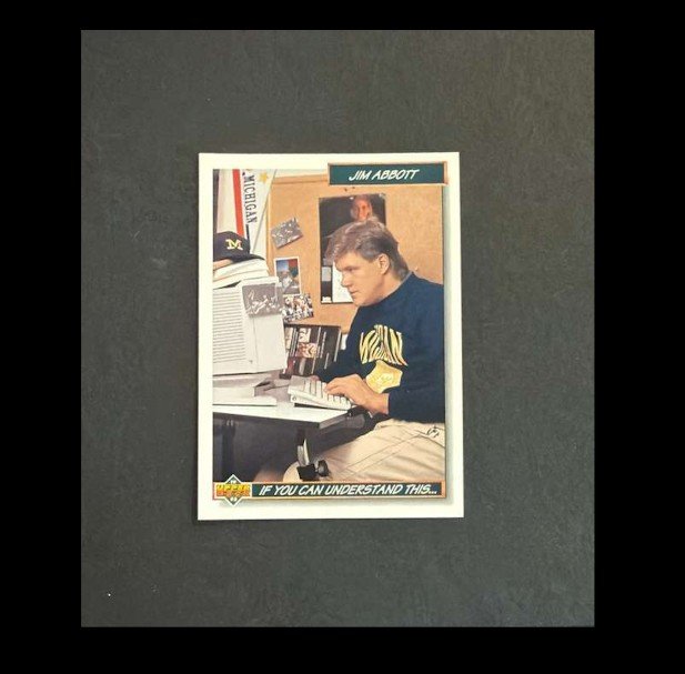 1992 Upper Deck - Jim Abbott #78