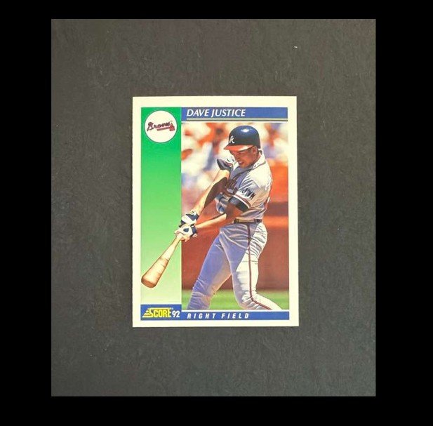1992 Score - David Justice #4