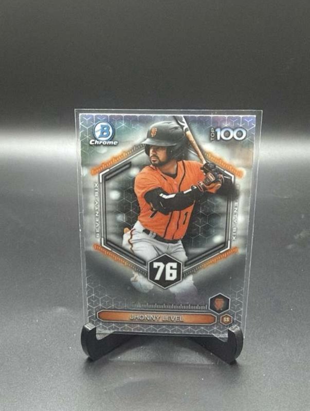 Topps 2026 Bowman Chrome Top 100 Jhonny Level BTP-76 Giants Baseball