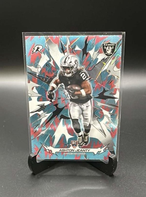 2025 Topps Resurgence Ashton Jeanty RC Rookie #149 LV Raiders Lazer Refractor