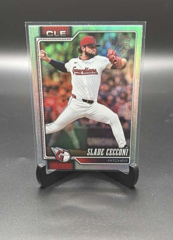 Topps 2026 Topps Slade Cecconi Cleveland Guardians Rainbow Foil #641