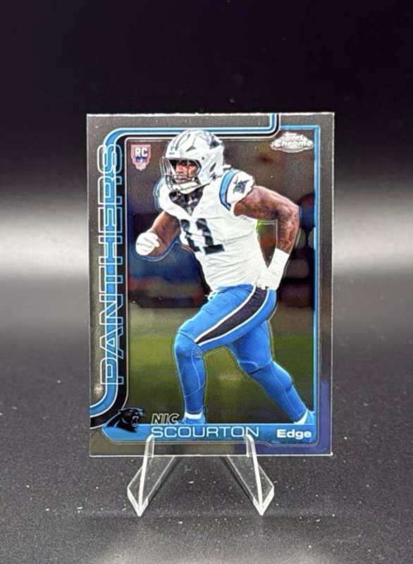 2025 Topps Chrome Football #353 Nic Scourton RC Carolina Panthers