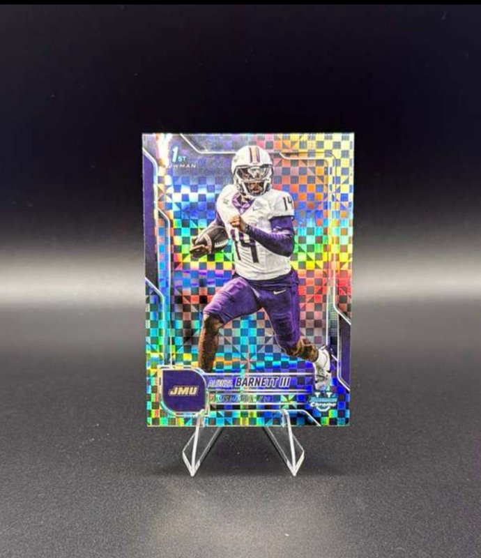 2025 Bowman University Chrome - Alonza Barnett III #35 X-Fractor (RC)