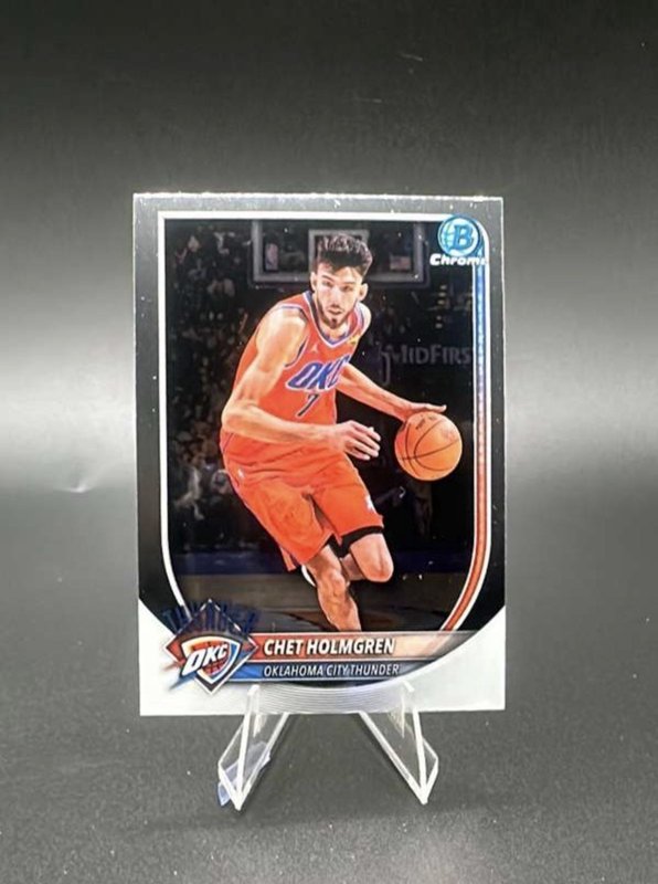 2025-26 Bowman Basketball CHROME BCV-108 Chet Holmgren, Oklahoma City Thunder