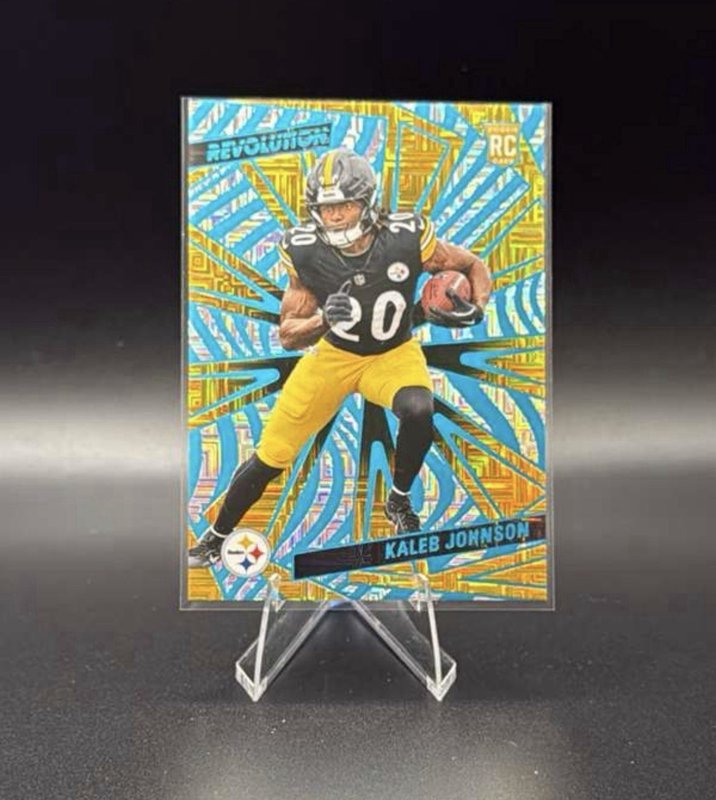 2025 Panini Revolution - Rookies Kaleb Johnson #223 Teal Levels /499 (RC)