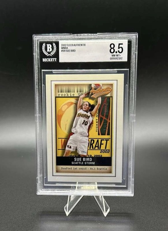 2002 Fleer Authentix WNBA - #101 Sue Bird (RC) BGS 8.5