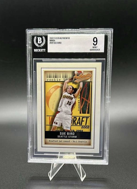 2002 Fleer Authentix WNBA - #101 Sue Bird (RC) BGS 9