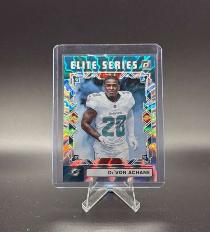 De'Von Achane 2025 Donruss Elite Series #TES-DAC - Dolphins
