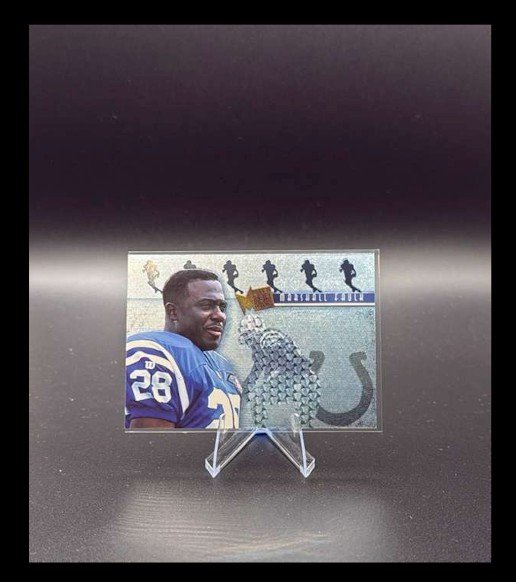 1995 Fleer Metal #3 Marshall Faulk Platinum Portraits