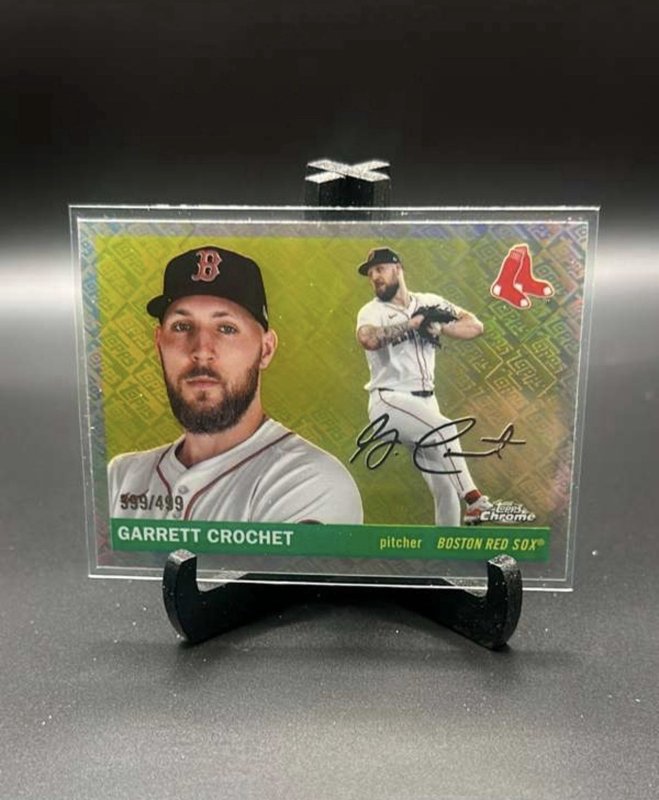 2025 Topps Chrome - Garrett Crochet #84 Logofractor /499 Boston Red Sox