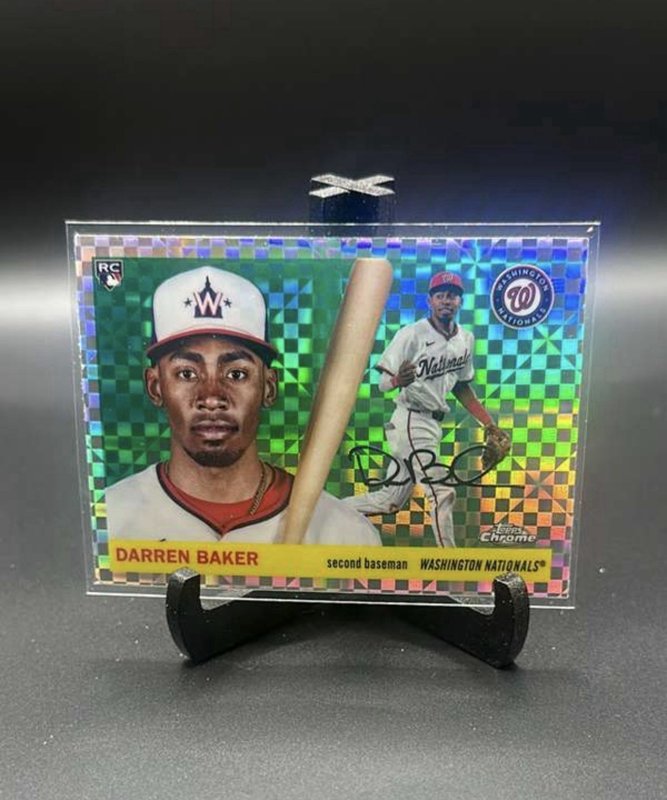 2025 Topps Chrome Platinum - Darren Baker X-Fractor Refractor #207