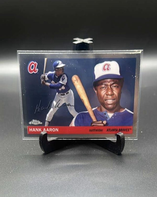 Topps 2025 Chrome Platinum Hank Aaron Atlanta Braves  #432