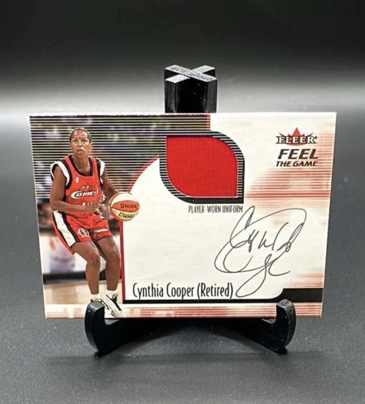 2001 Fleer Ultra WNBA - Feel the Game Cynthia Cooper (MEM)