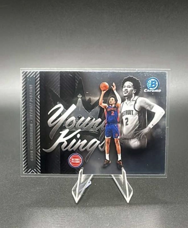 Cade Cunningham 2025-26 Topps Bowman Chrome Young King #YK-12 - Pistons