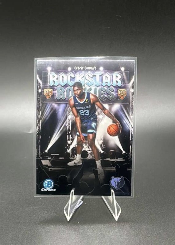 2025-26 Bowman Cedric Coward Chrome Rockstar Rookies RC Rookie #RR-11 Grizzlies