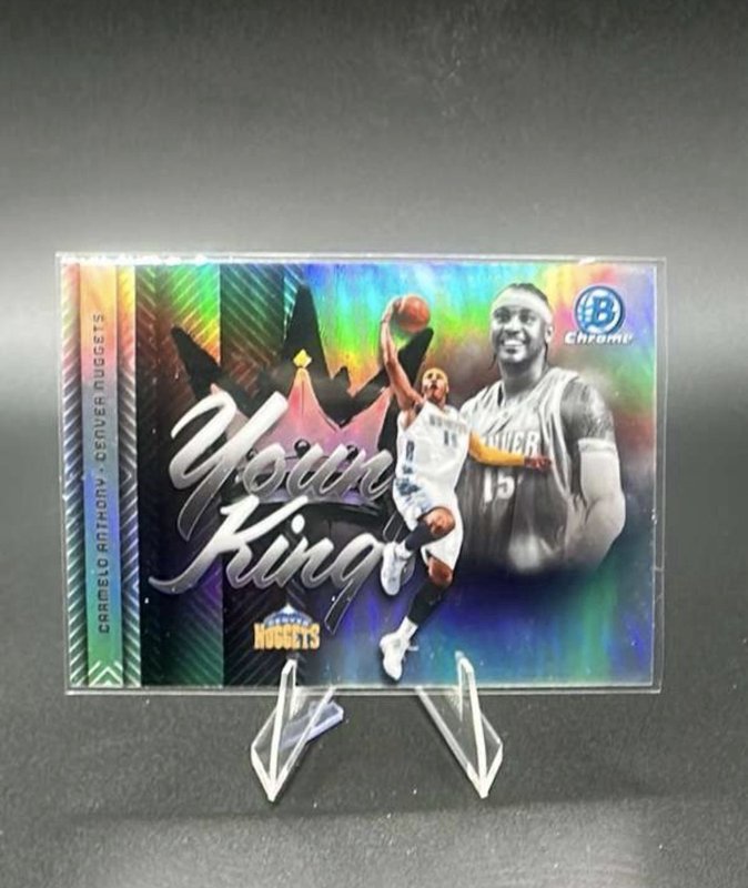 2025-26 Bowman Chrome Young Kings Refractor YK-22 Carmelo Anthony