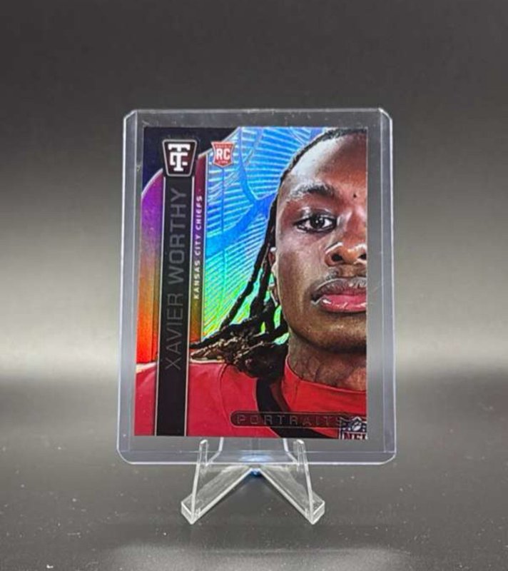 2024 Totally Certified Xavier Worthy Portraits Rookie card #7 Chiefs