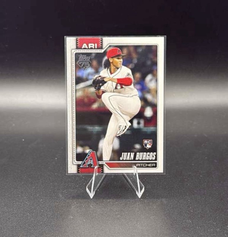 2026 Topps #102 Juan Burgos RC Arizona Diamondbacks