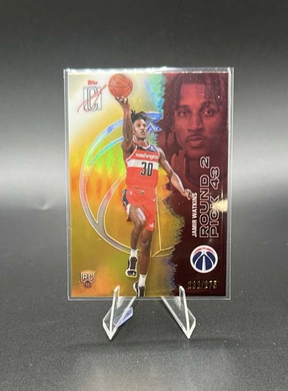 #137 Jamir Watkins Signature Series  Gold Refractor  #/275