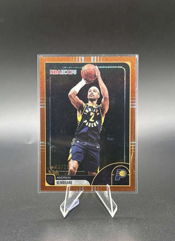 2026 Topps NBA Hoops Orange Foil Andrew Nembhard #51 Pacers
