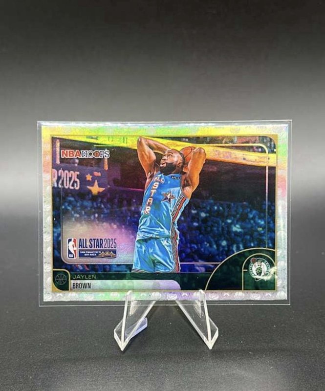 2025-26 Topps NBA Hoops - Jaylen Brown All Star  #271 Rainbow Foil - Celtics