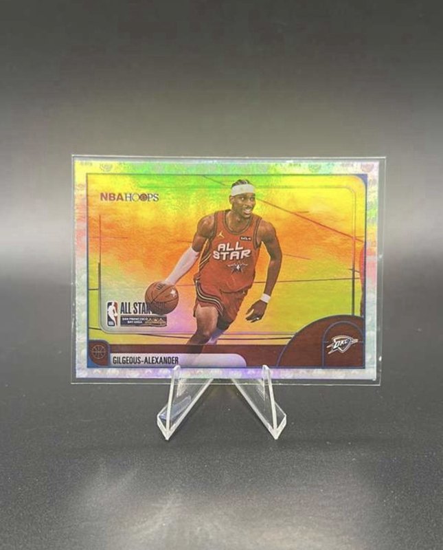 Shai Gilgeous-Alexander 2025-26 Topps NBA Hoops All Star Holo Foil #286 Thunder