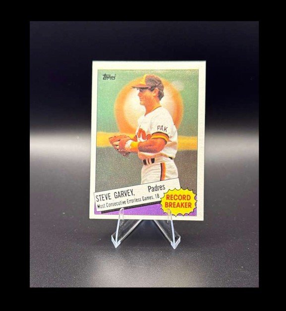 1985 Topps - Record Breaker Steve Garvey #2