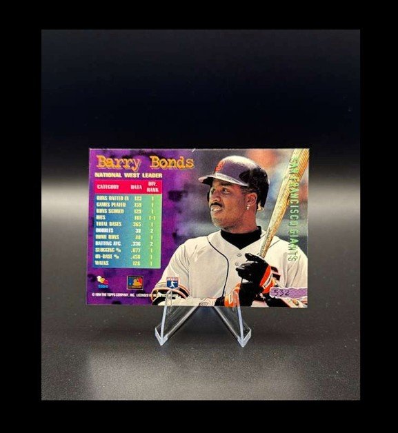 1994 Topps Stadium Club - Barry Bonds #532
