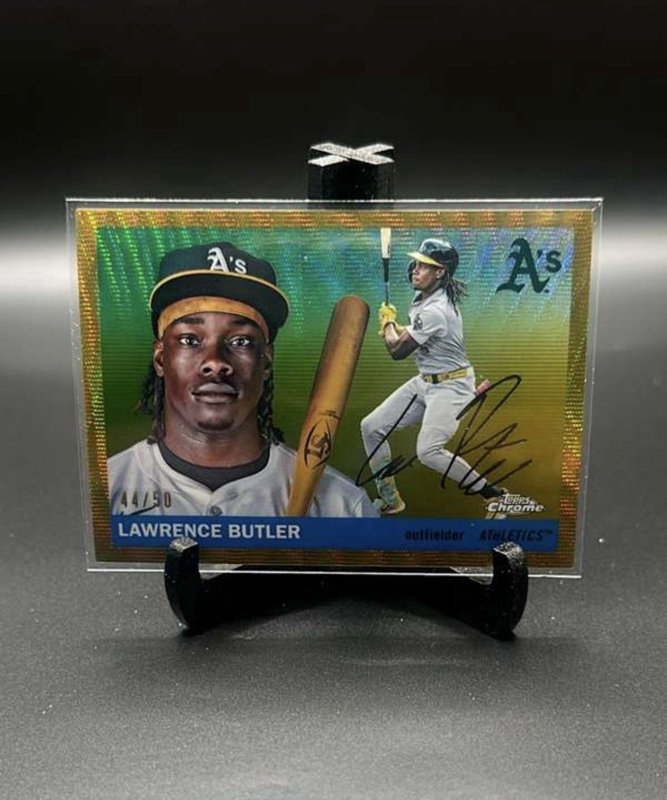 2025 Topps Chrome Platinum Lawrence Butler Gold Toile Refractor /50