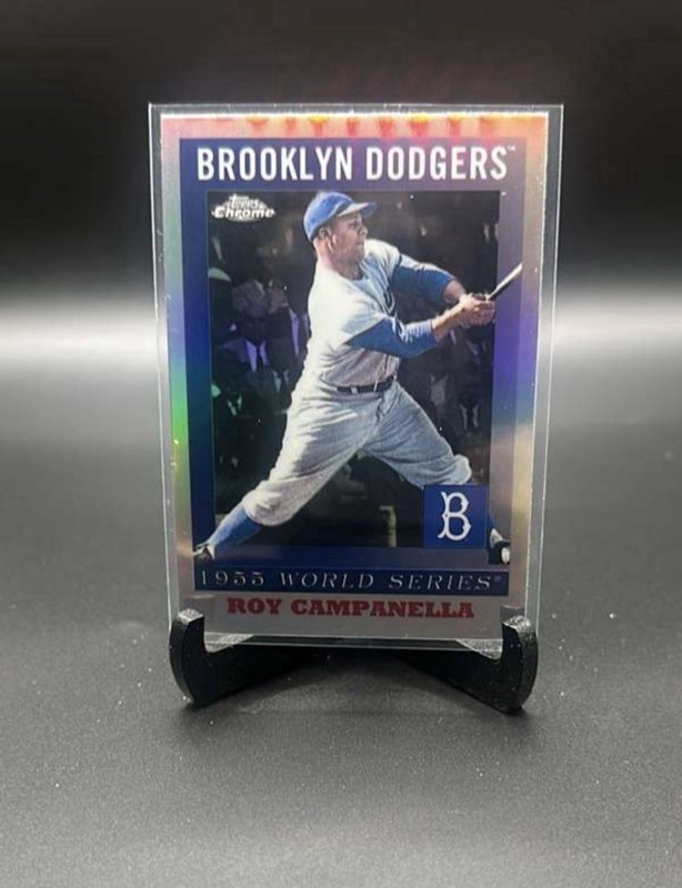 Roy Campanella 2025 Topps Chrome Platinum 1955 World Series #55WS-1 Dodgers