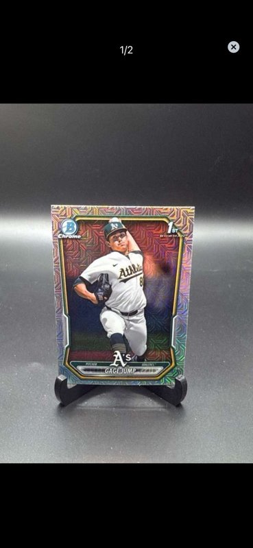 2026 Bowman Gage Jump Chrome Mojo Refractor #BCP-15 Athletics