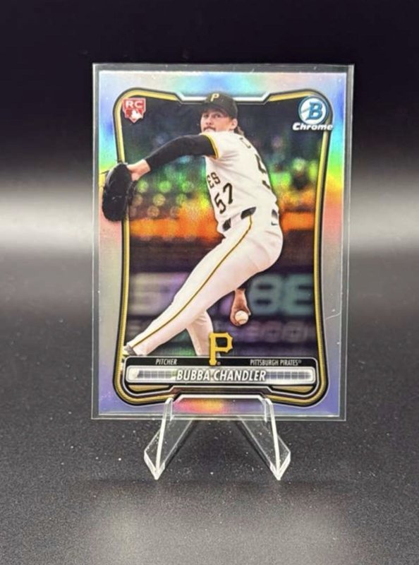 ⚾️ 2026 Bowman Chrome Bubba Chandler RC Refractor SP Red Rookie #83 Pirates