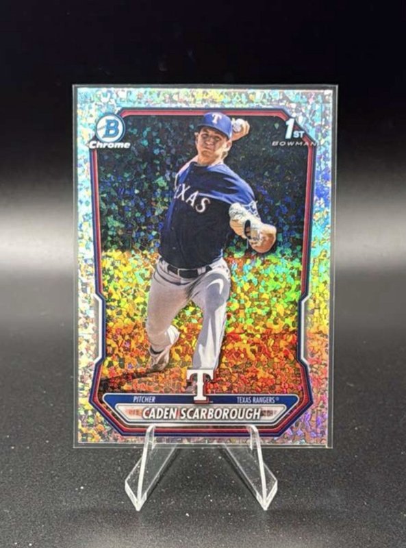 2026 BOWMAN CHROME CADEN SCARBOROUGH 1ST Mini Diamond Refractor #BCP-17