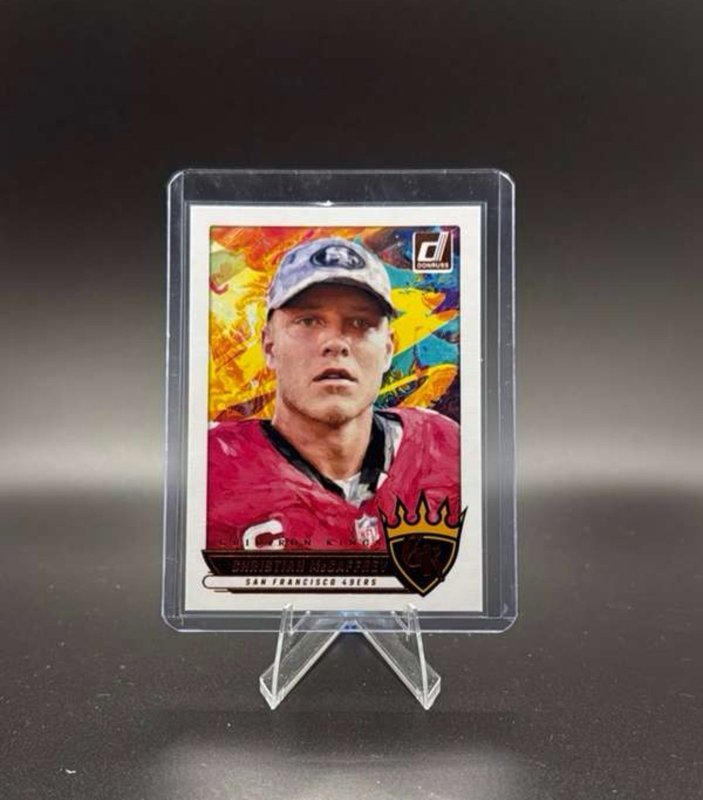 2025 Panini Donruss Gridiron Kings Christian McCaffrey #GK-CMY NM