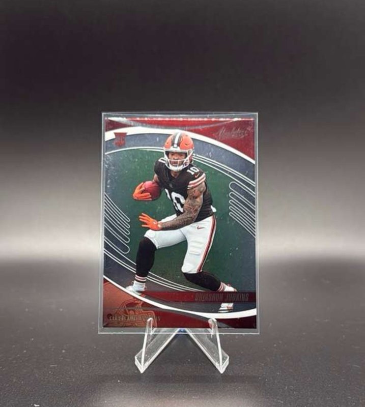 Quinshon Judkins 2025 Panini Absolute Red & Green RC #171 Cleveland Browns