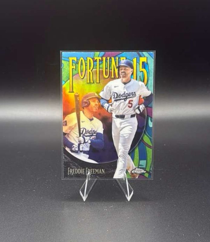2025 Topps Chrome Update Series - Fortune 15 Freddie Freeman #F15-13