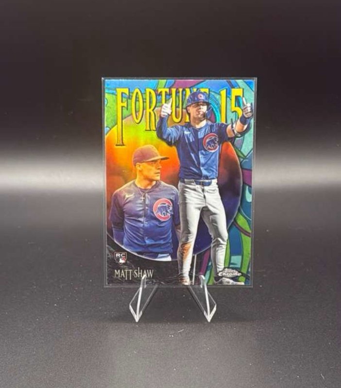2025 Topps Chrome Update Series - Fortune 15 Matt Shaw #F15-24 (RC)