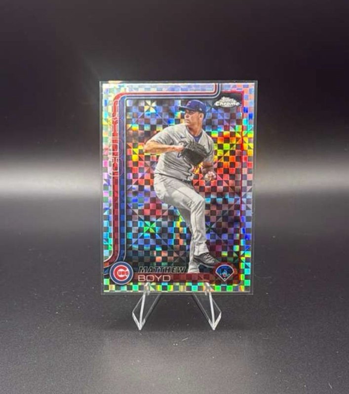 2025 Topps Chrome Update Series - Matthew Boyd #USC184 X-Fractor