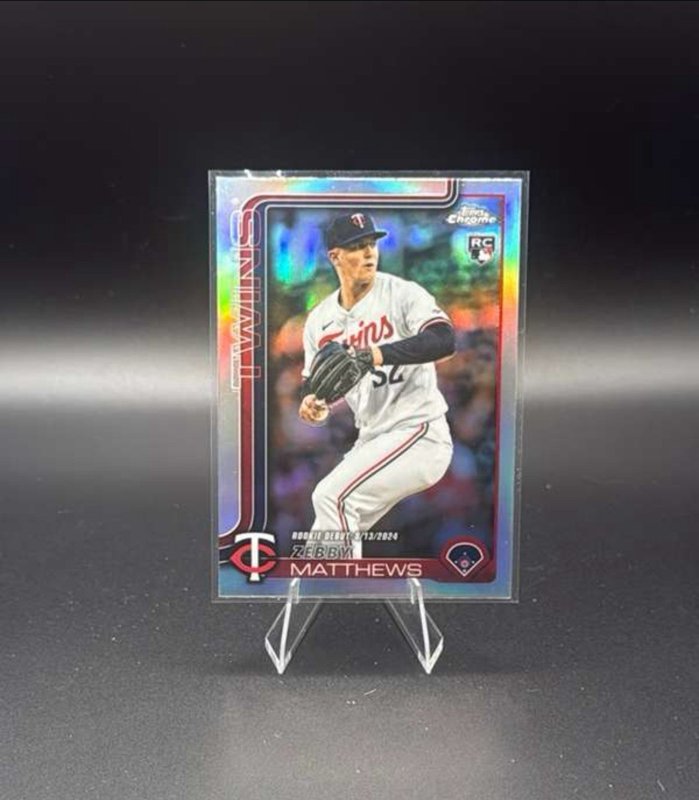 2025 Topps Chrome Update Series - Rookie Debut Zebby Matthews #USC171 Refractor