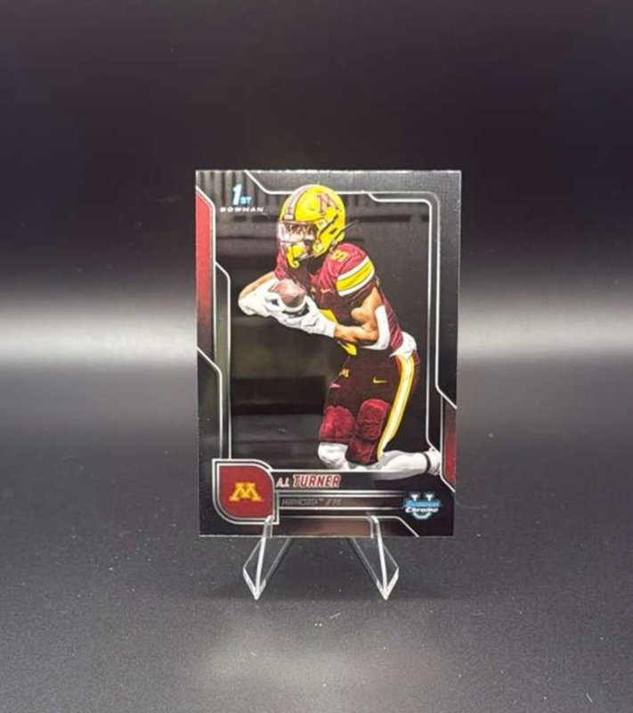 2025 Bowman University Chrome - A.J. Turner #52 (RC)