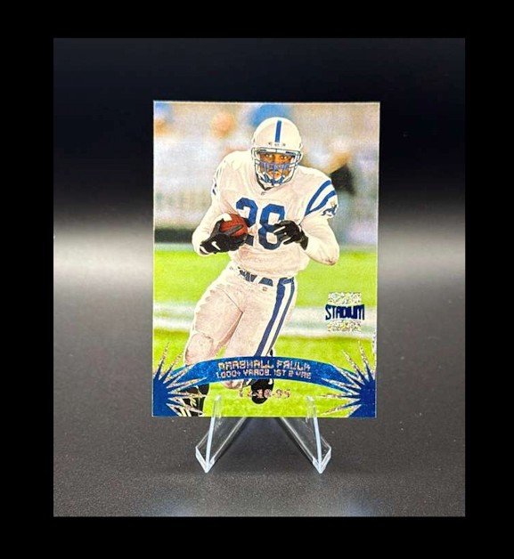 1996 Topps Stadium Club - Shining Moment Marshall Faulk #159