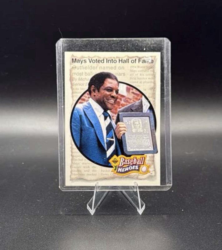 1993 Upper Deck Baseball Heroes #53 Willie Mays New York Giants Card